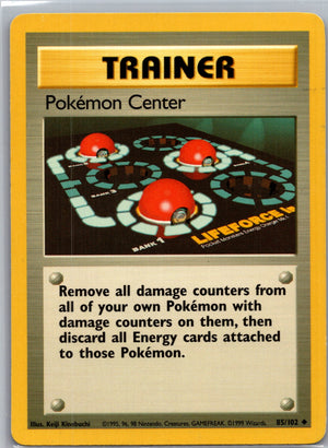 1999 Base Set 85/102 Pokémon Center Common C20