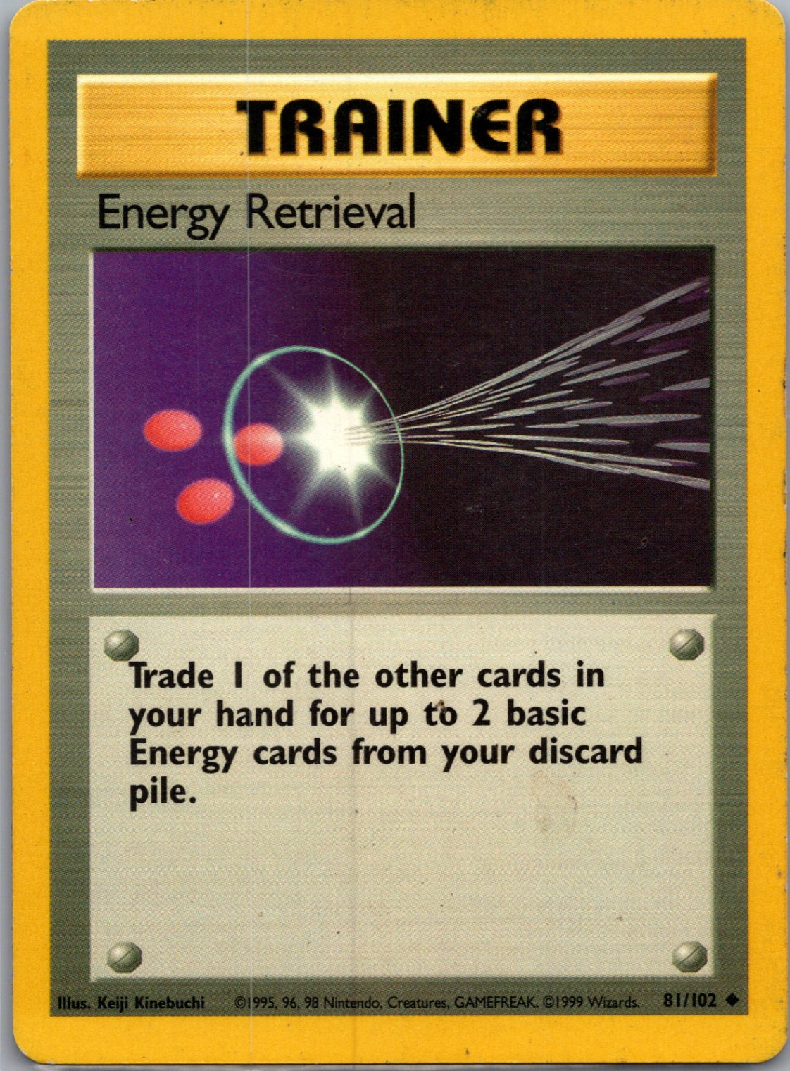 Base Set 2 110/130 Energy Retrieval Uncommon NM