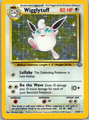 1999 Jungle 16/64 Wigglytuff (16) Holo Rare G198