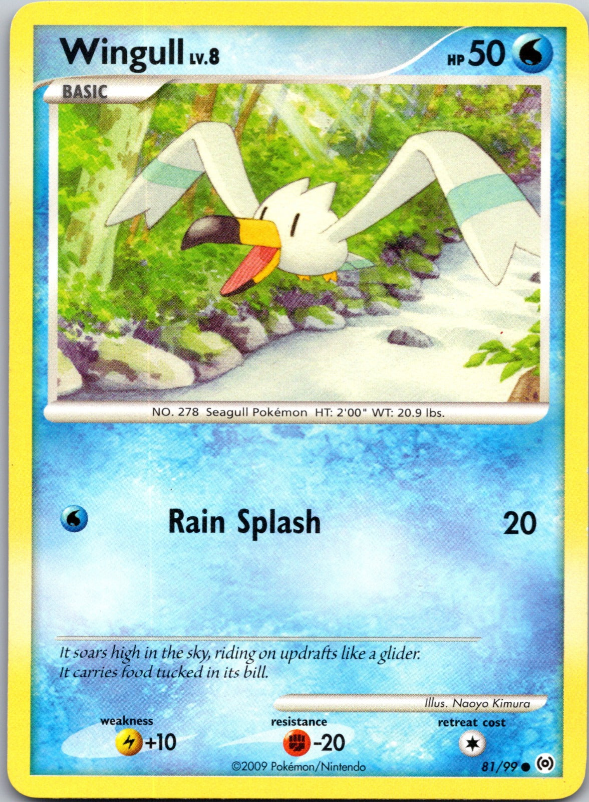 2009 Arceus 81/99 Wingull (81) LP D346