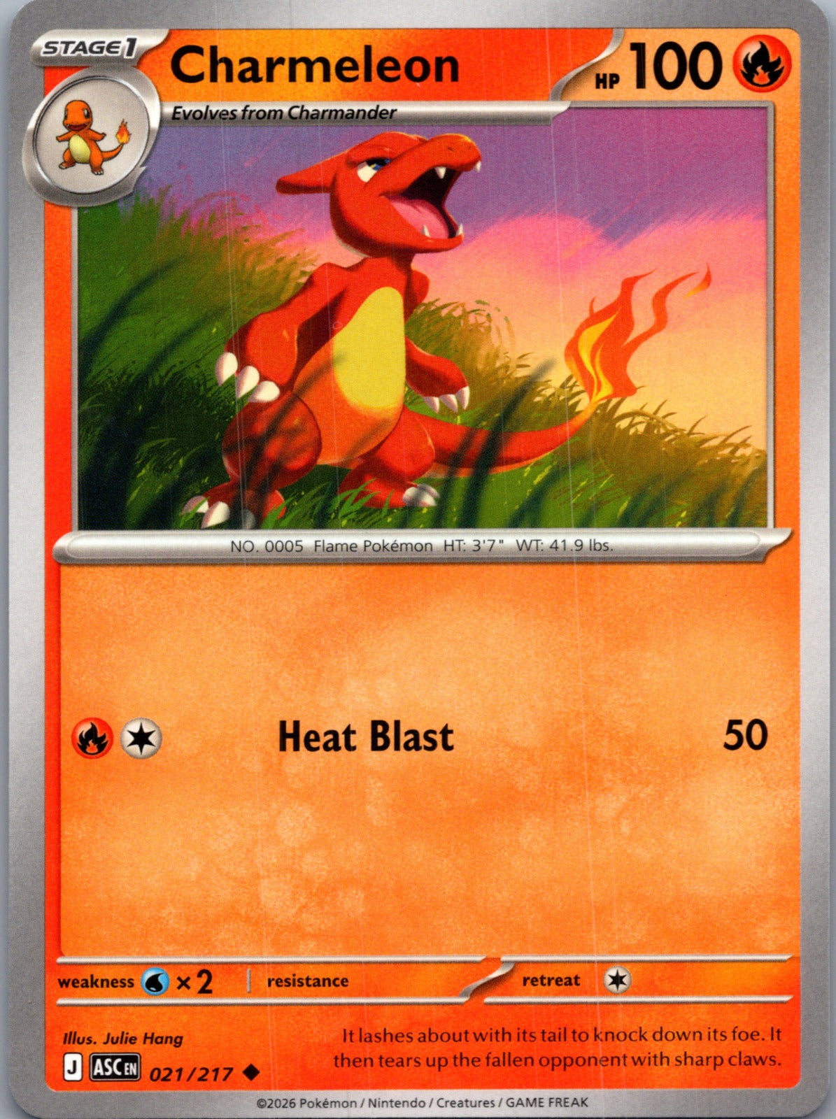2026 ME: Ascended Heroes 021/217 Charmeleon LP