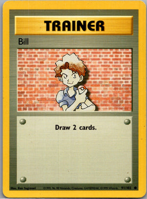 1999 Base Set 91/102 Bill Common C9