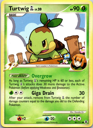 2009 Rising Rivals 85/111 Turtwig GL LP