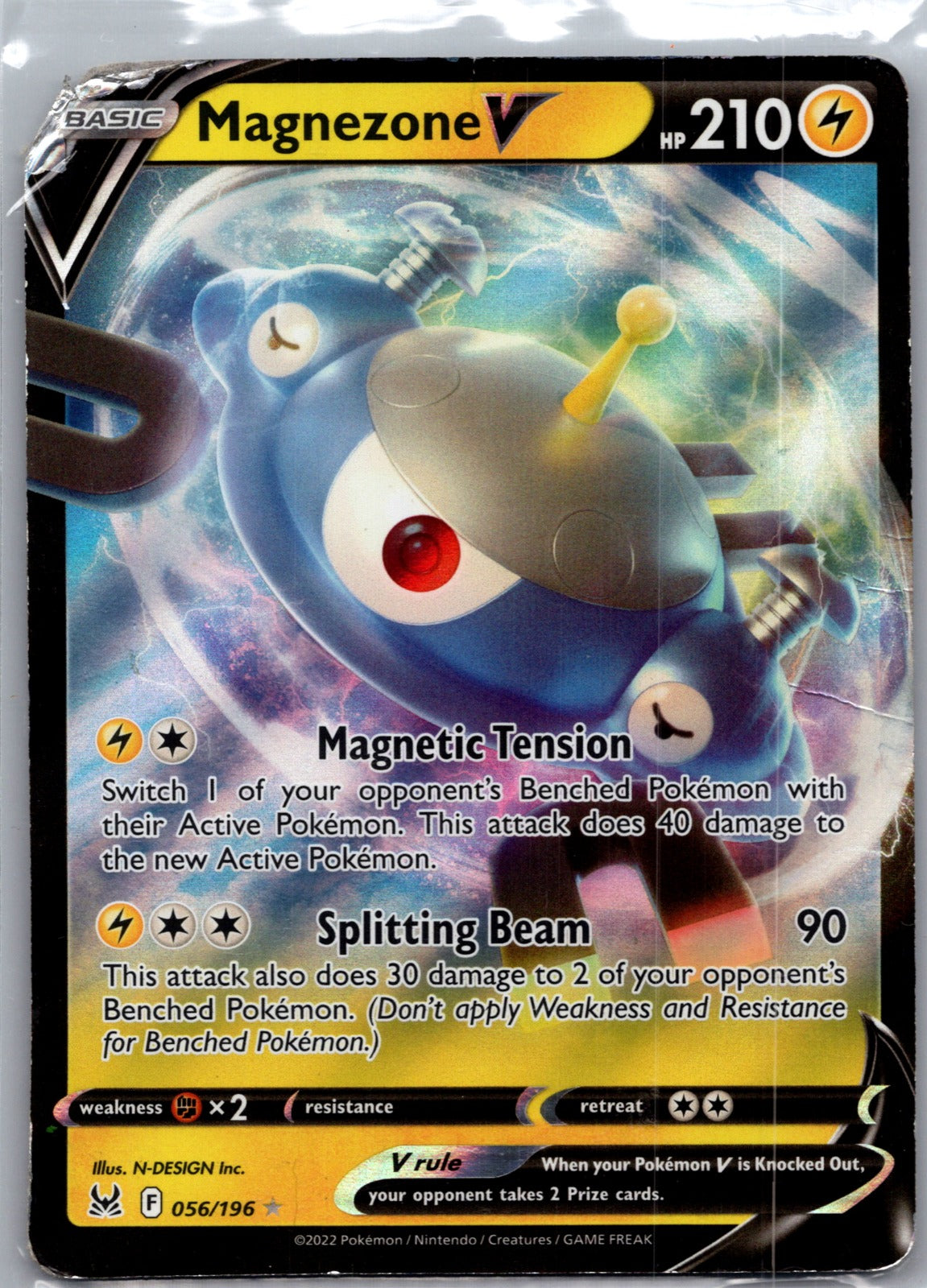 2022 SWSH11: Lost Origin 056/196 Magnezone V LP