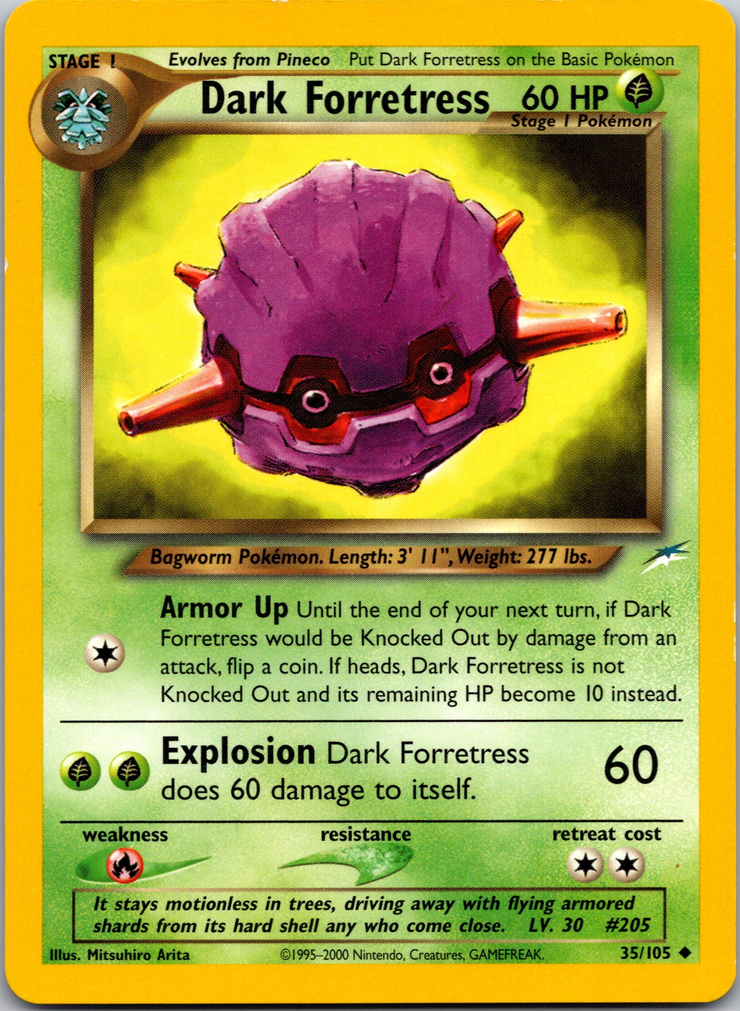 2002 Neo Destiny 035/105 Dark Forretress Uncommon A250