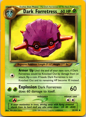 2002 Neo Destiny 035/105 Dark Forretress Uncommon A250