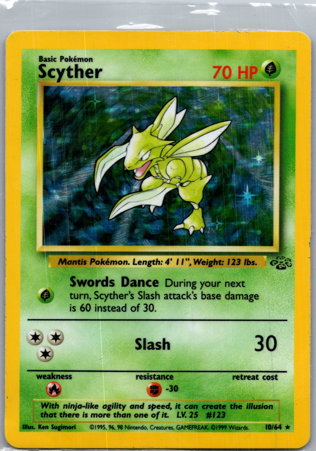 1999 Jungle 26/64 Scyther (26) Rare F17