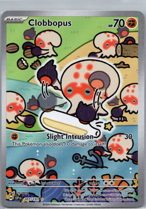 Clobbopus Holofoil Illustration Rare SV08: Surging Sparks 207/191 NM