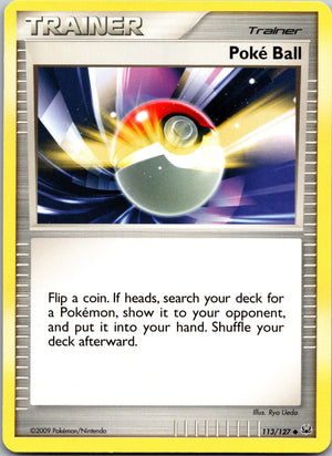 2009 Platinum 113/127 Poke Ball LP