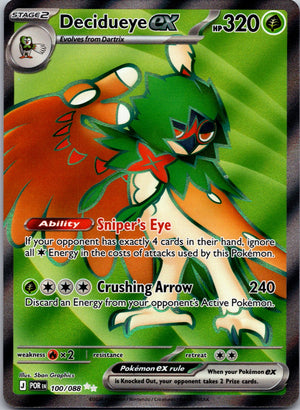 2026 ME03: Perfect Order 100/088 Decidueye ex LP