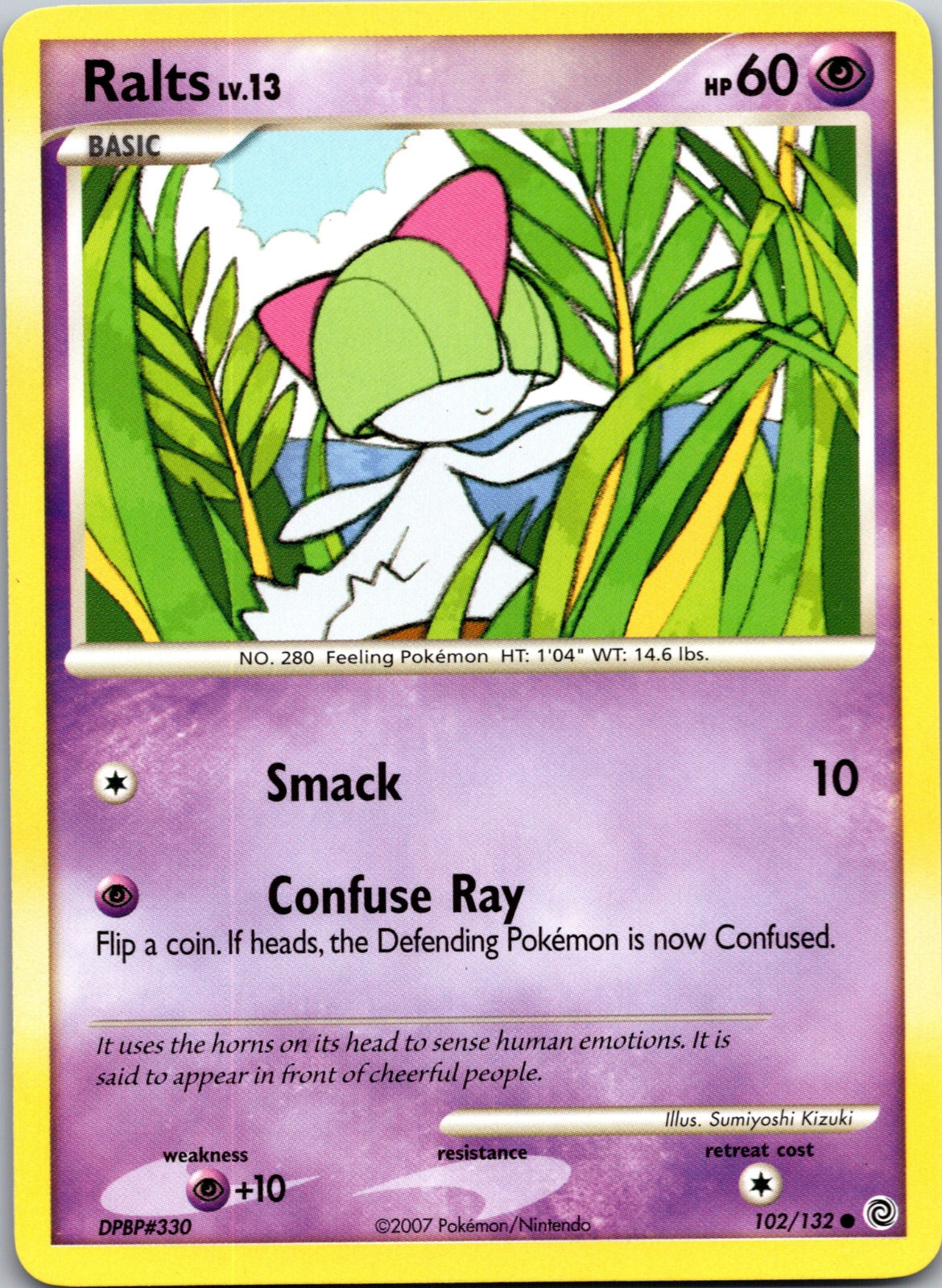 2007 Secret Wonders 102/132 Ralts LP D160