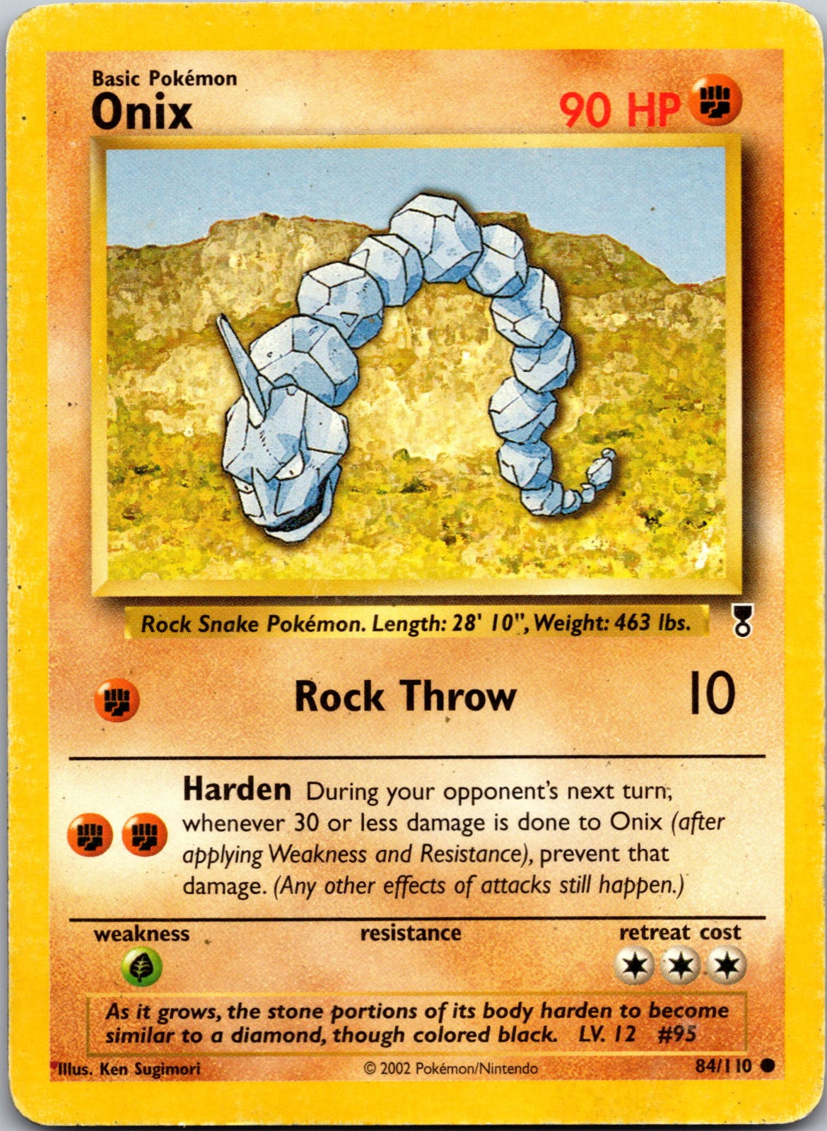 2000 Base Set 2 084/130 Onix LP