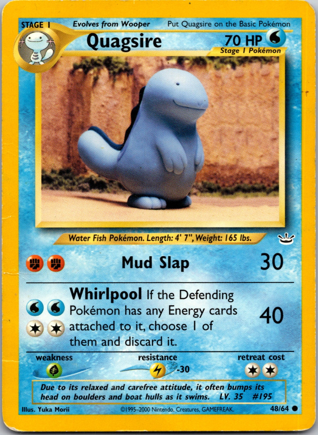 2001 Neo Revelation 48/64 Quagsire Common M225