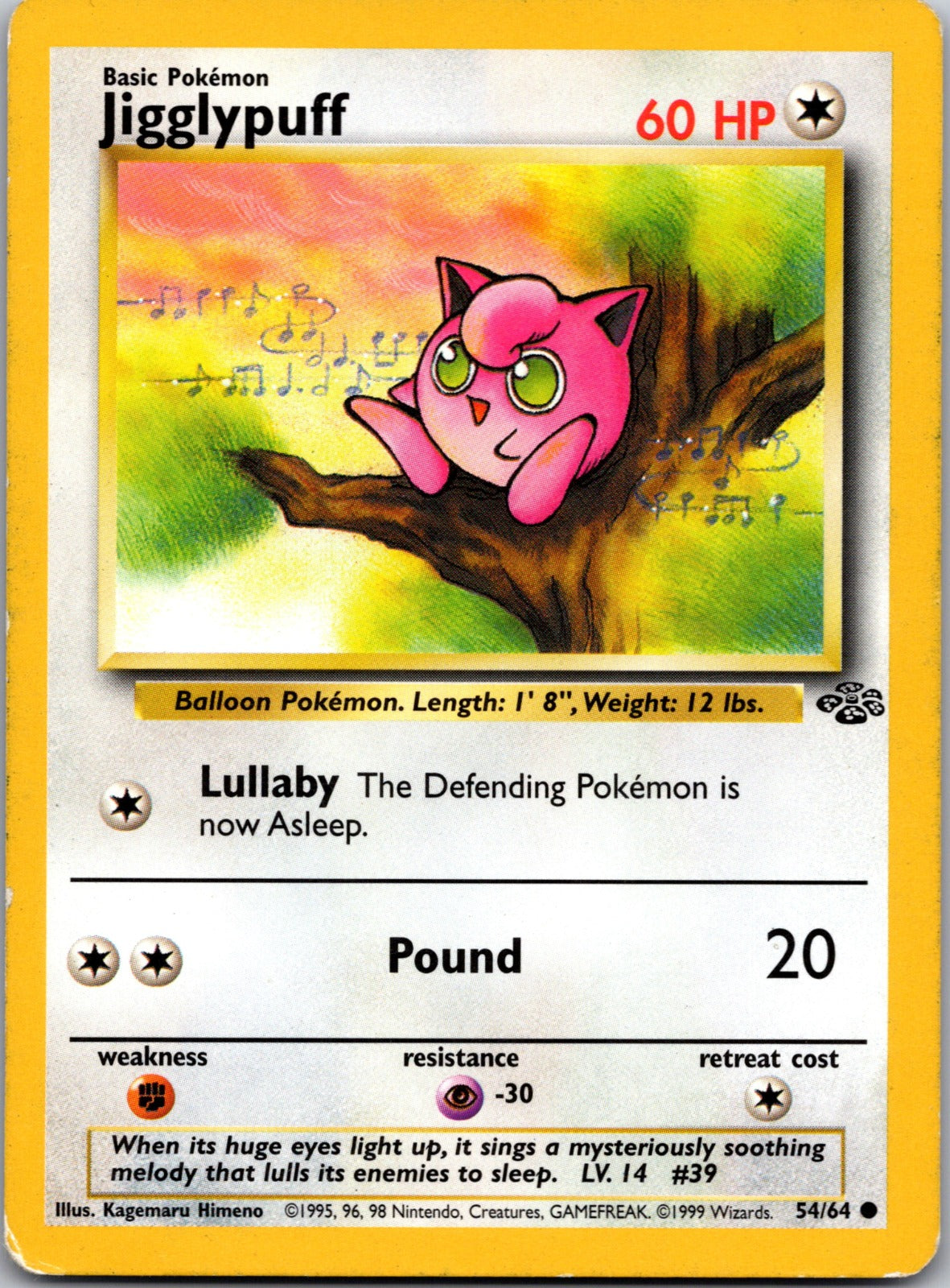2000 Base Set 2 077/130 Jigglypuff LP