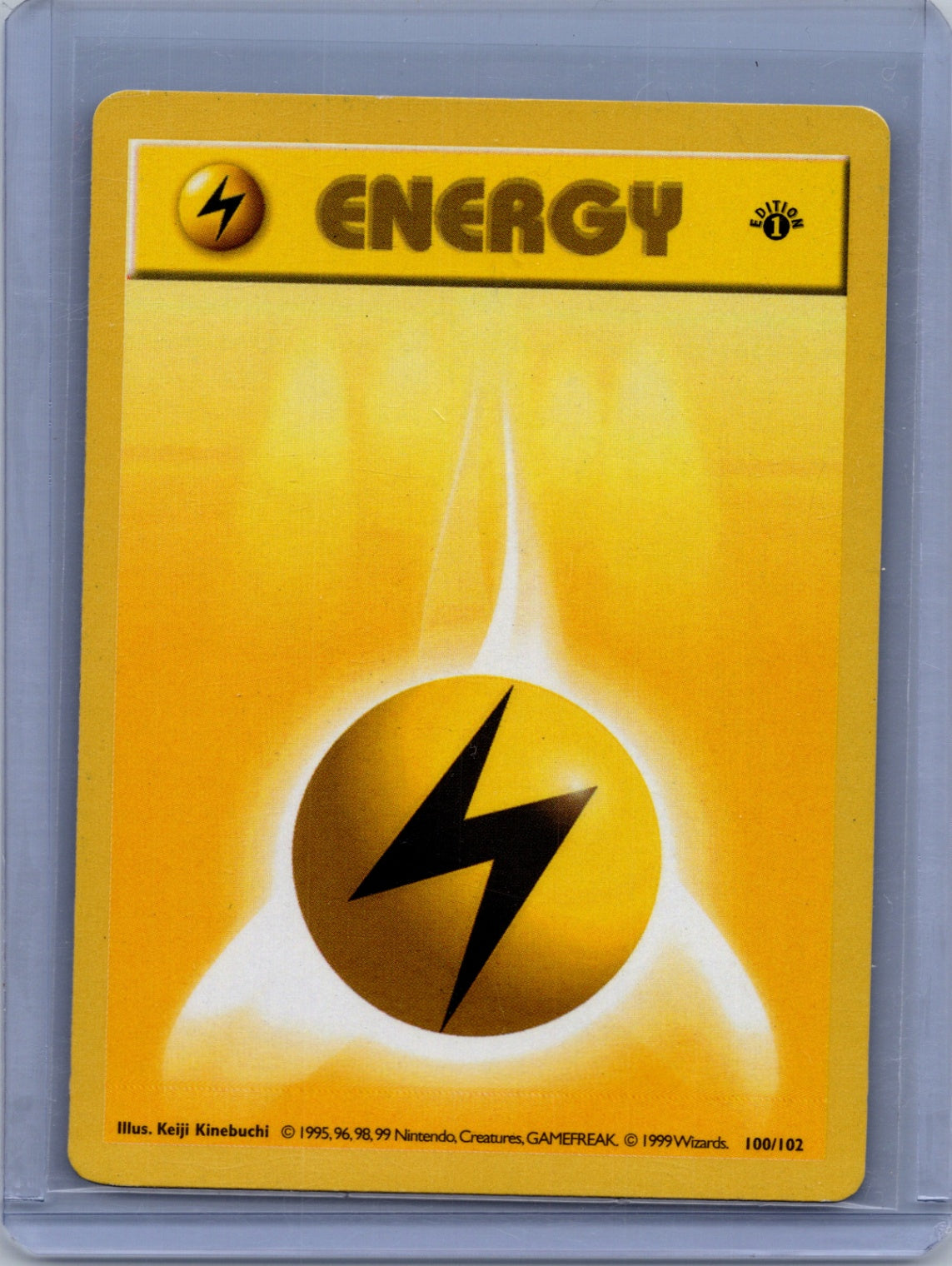 1999 Base Set [1st Edition] Lightning Energy Common T
