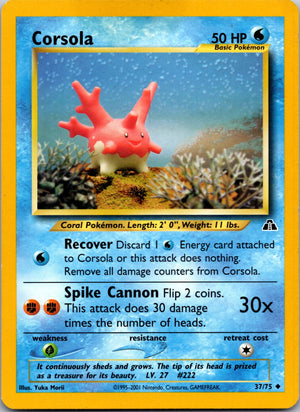 2001 Neo Discovery #37/75 Corsola Uncommon C97