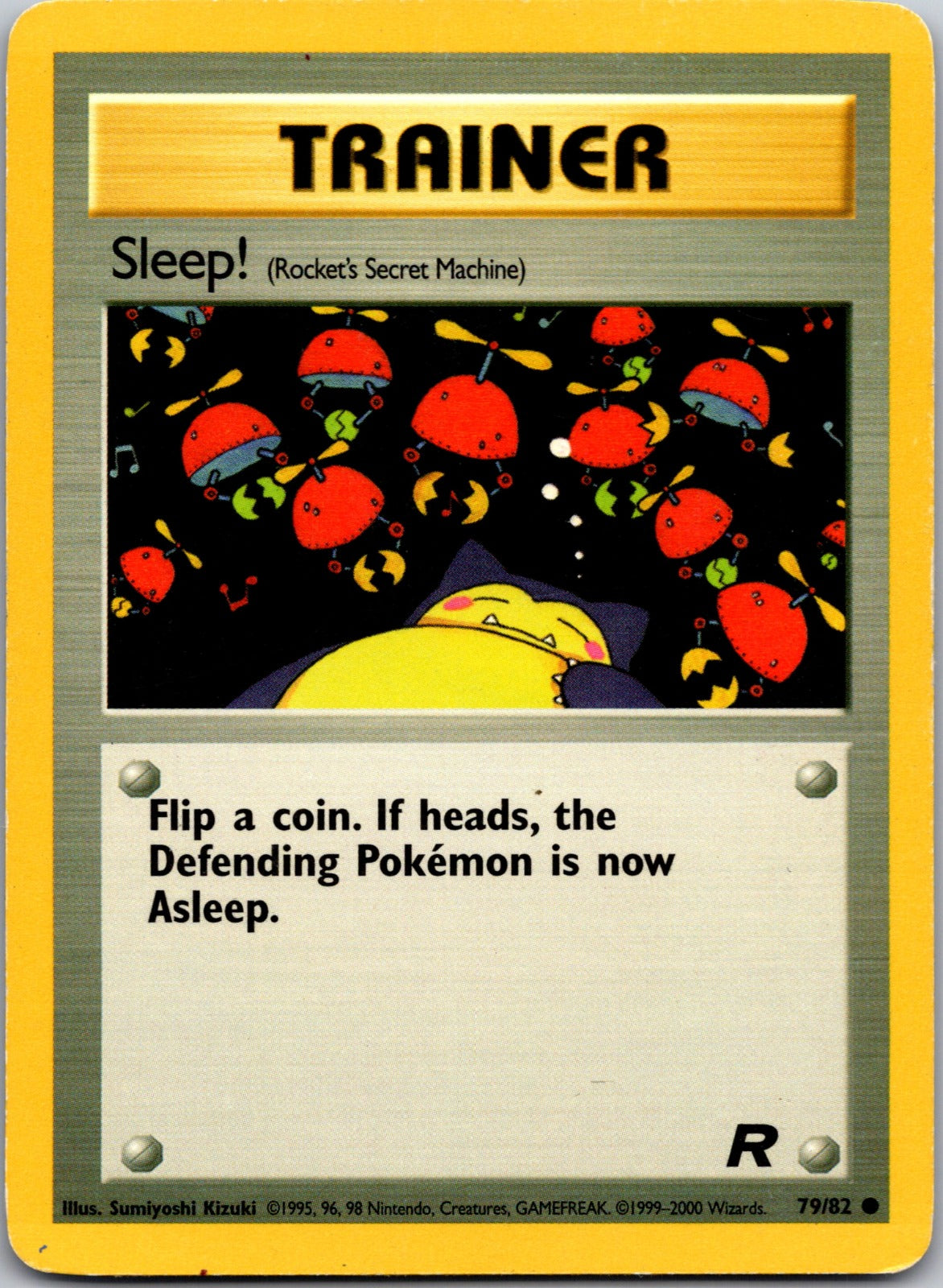 2000 Team Rocket 79/82 Sleep! (Rocket's Secret Machine) LP Y170