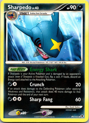 2009 Rising Rivals 49/111 Sharpedo LP