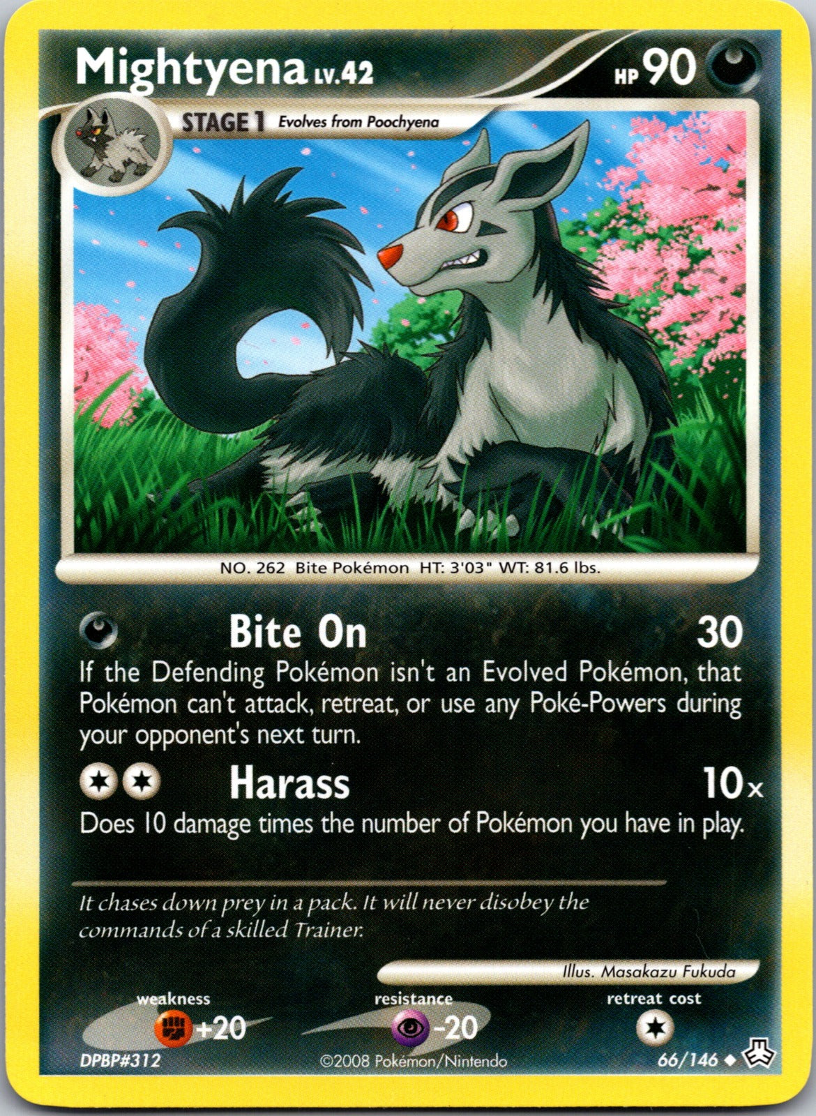 2008 Legends Awakened 66/146 Mightyena LP