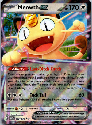 2026 ME03: Perfect Order 062/088 Meowth ex LP