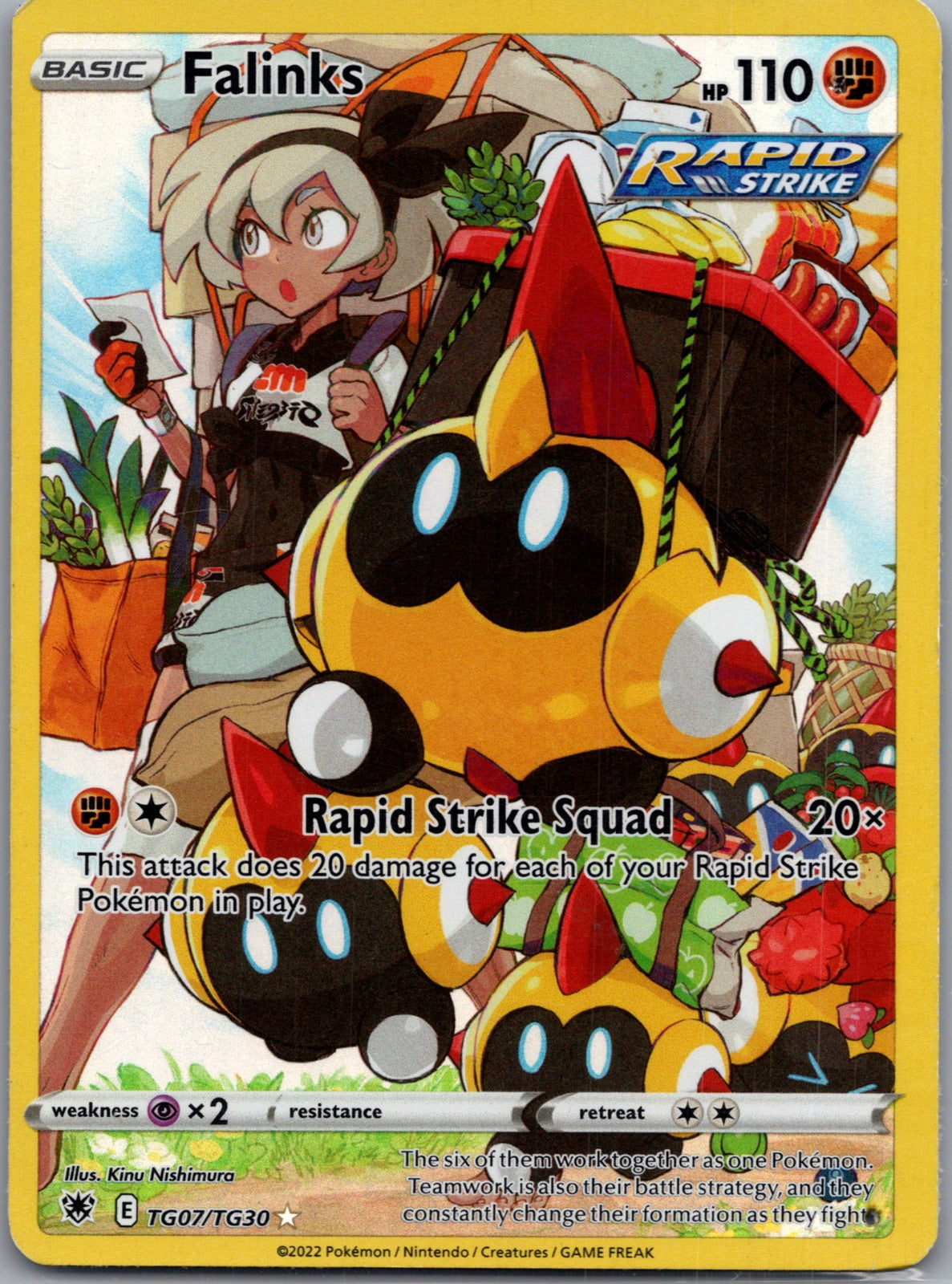 2022 SWSH10: Astral Radiance Trainer Gallery TG07/TG30 Falinks LP