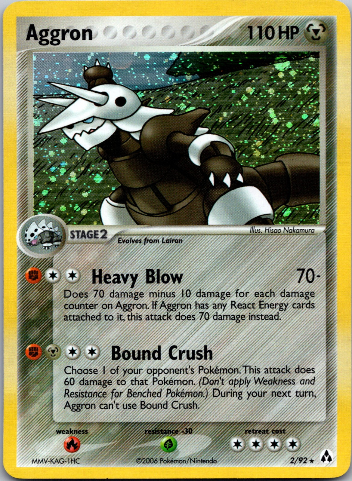 2006 Legend Maker 2/92 Aggron LP