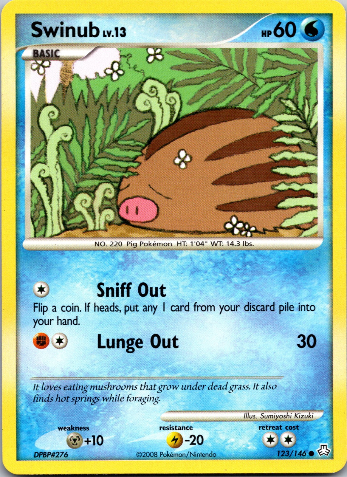 2008 Legends Awakened 123/146 Swinub HP B359
