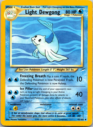 2002 Neo Destiny 045/105 Light Dewgong MP