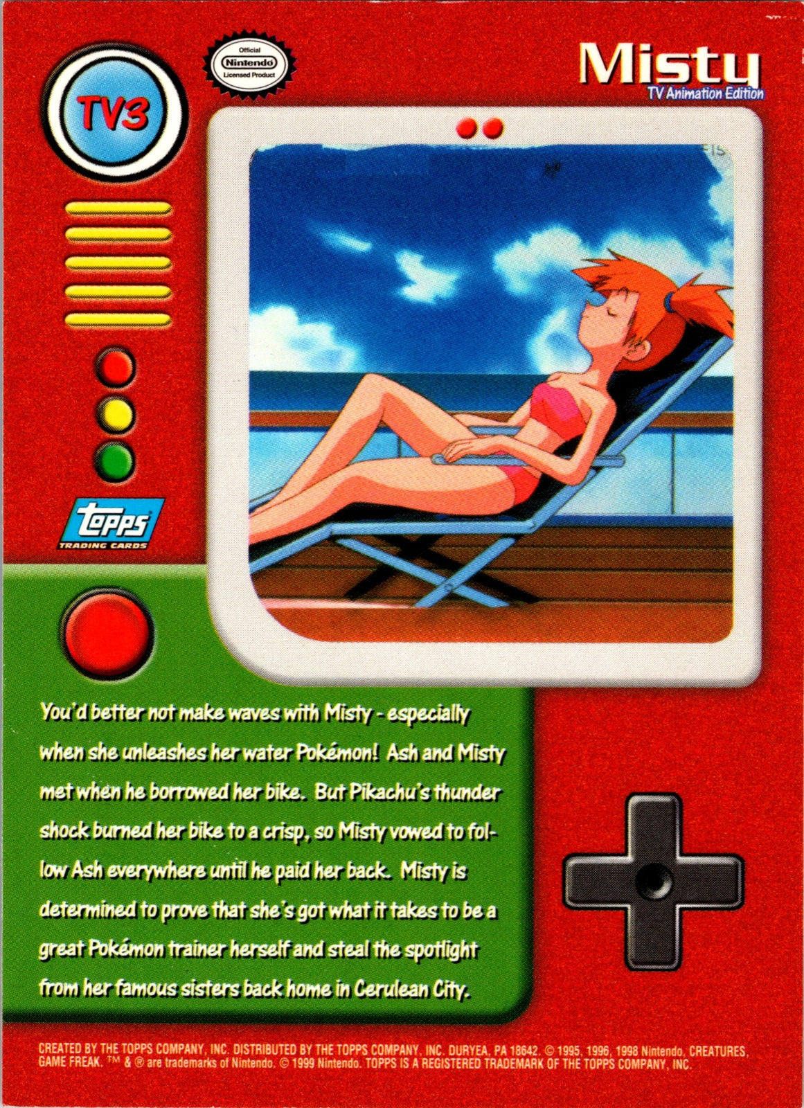 1999 Topps TV3 Misty LP  P158