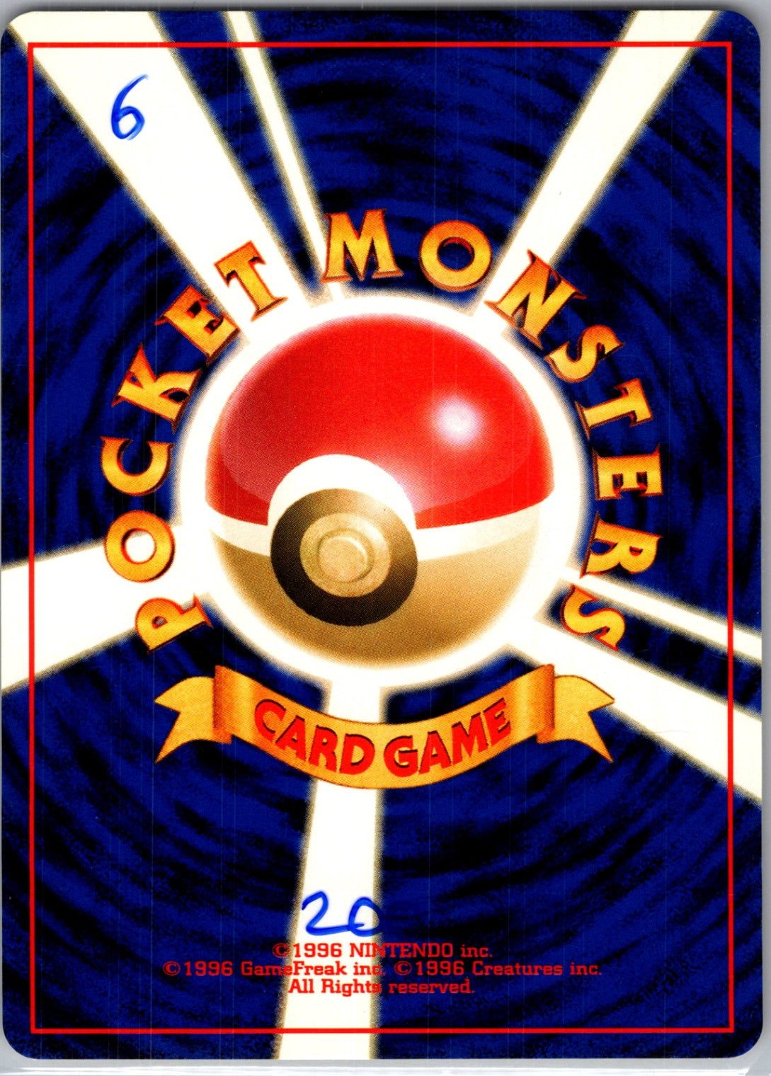 Pokemon Jungle  Rhyhorn Common HP (Back)