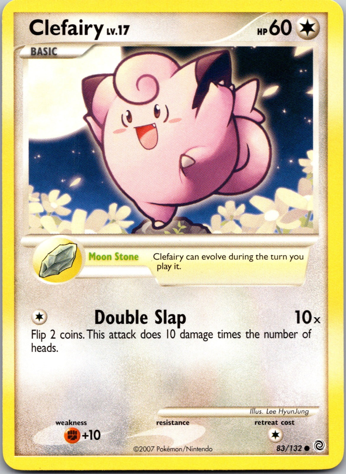 2007 Secret Wonders 83/132 Clefairy LP E275