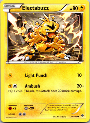 2014 XY - Furious Fists 29/111 Electabuzz LP
