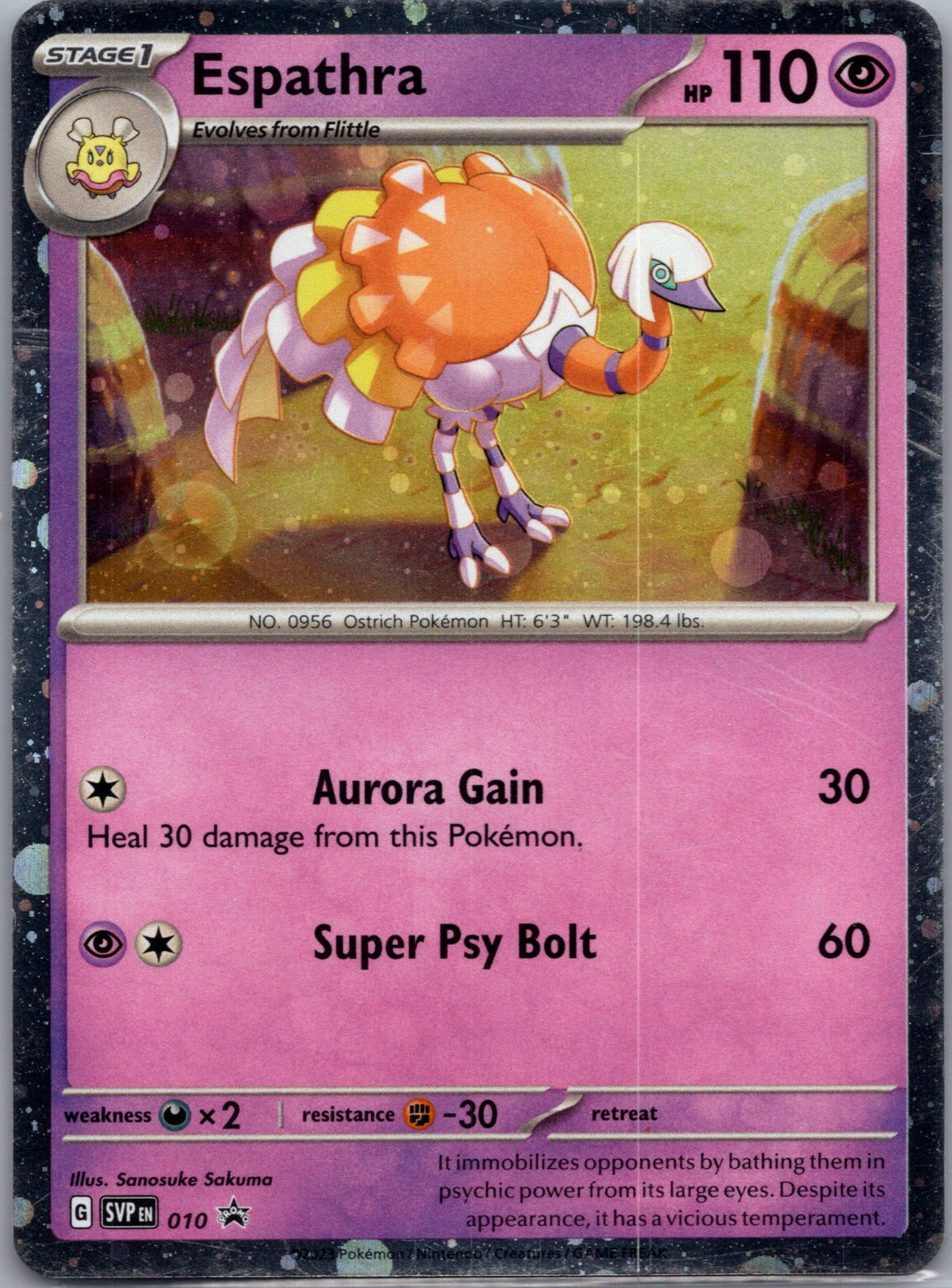 2023 SV: Scarlet and Violet Promo Cards 010 Espathra LP