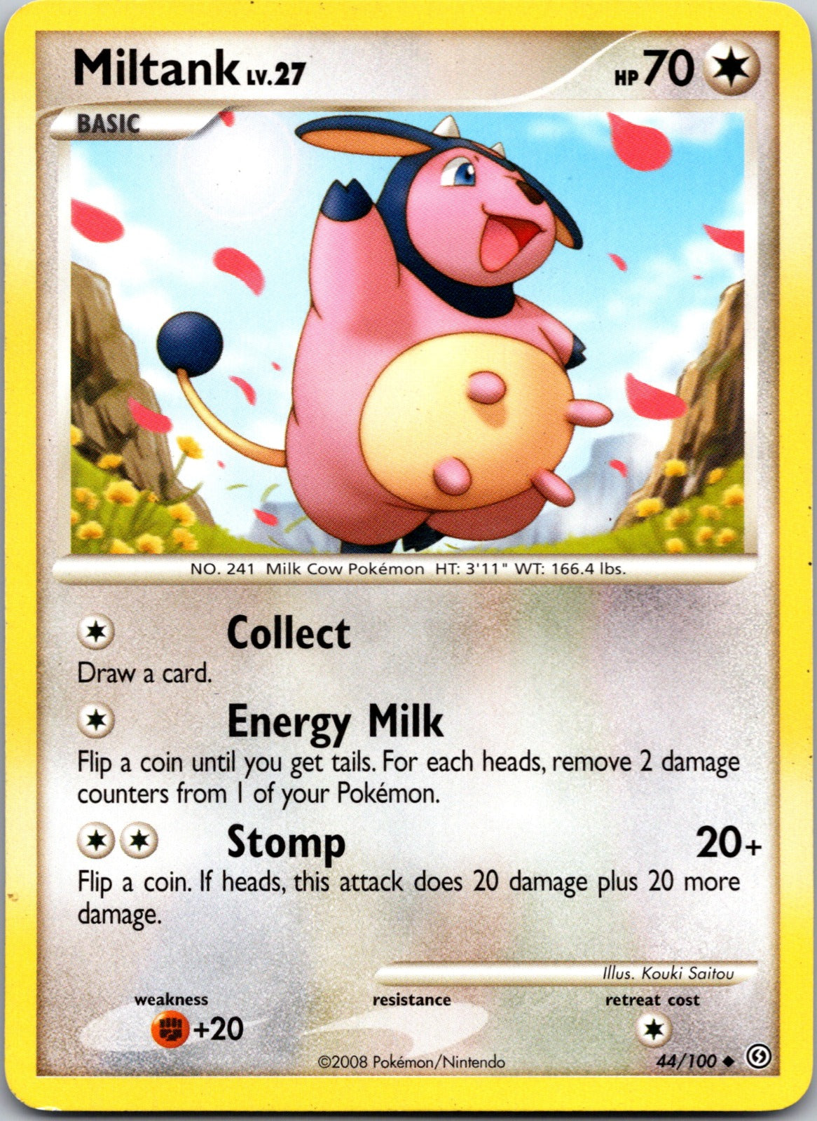 2008 Stormfront 44/100 Miltank LP
