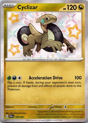 2024 SV: Paldean Fates 195/091 Cyclizar NM