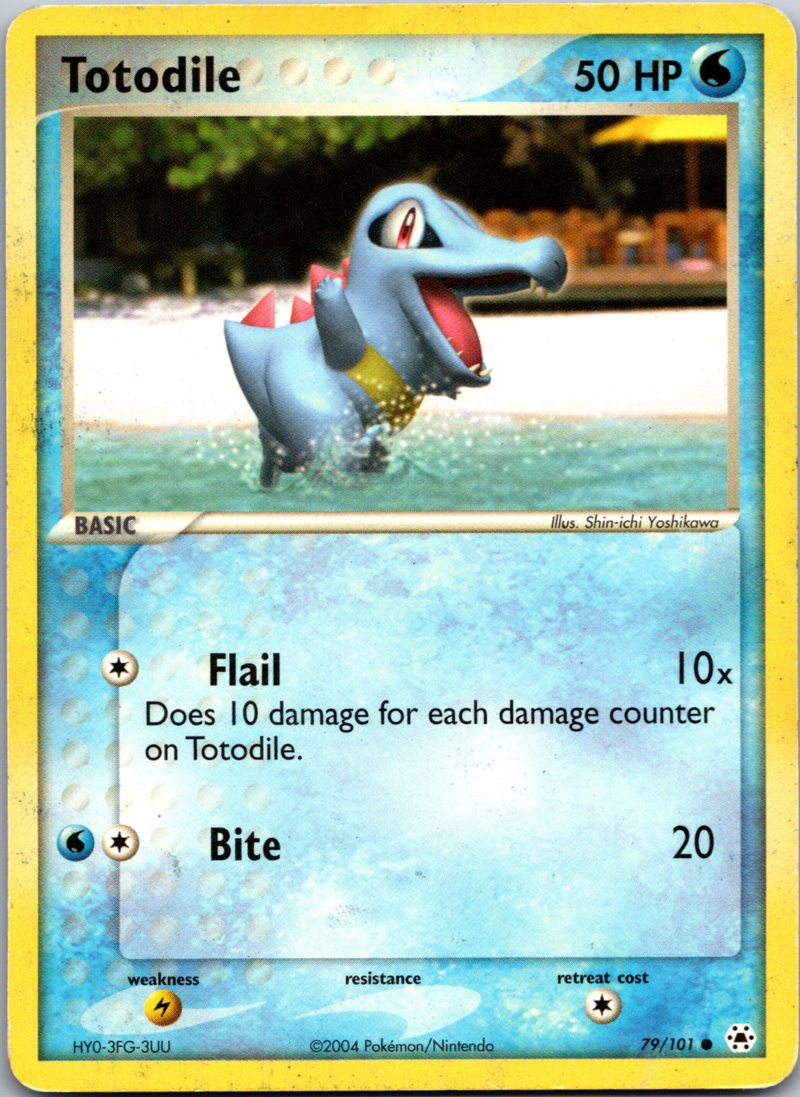 2004 Hidden Legends 79/101 Totodile HP D39