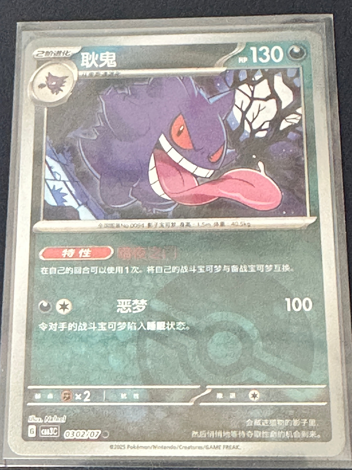 Gengar (Poké Ball Holo) – 0302/07