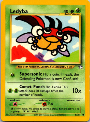 2000 Neo Genesis #063/111 Ledyba Common C126