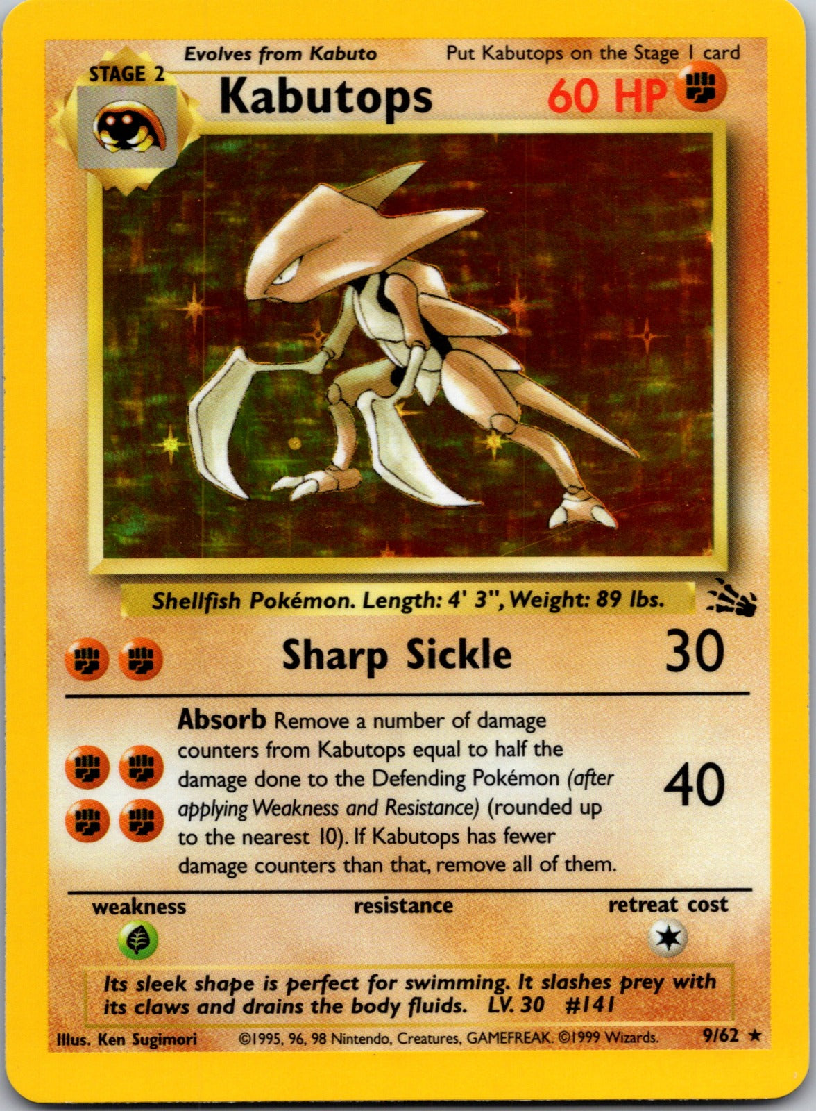 2002 Kabutops Legendary Collection 027/110 NM