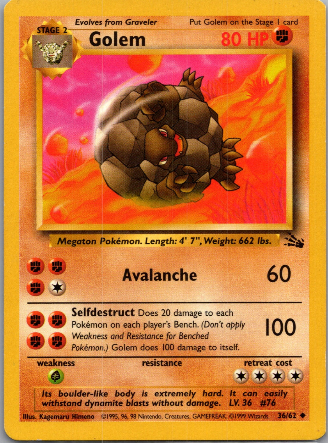 Legendary Collection 024/110 Golem Rare NM