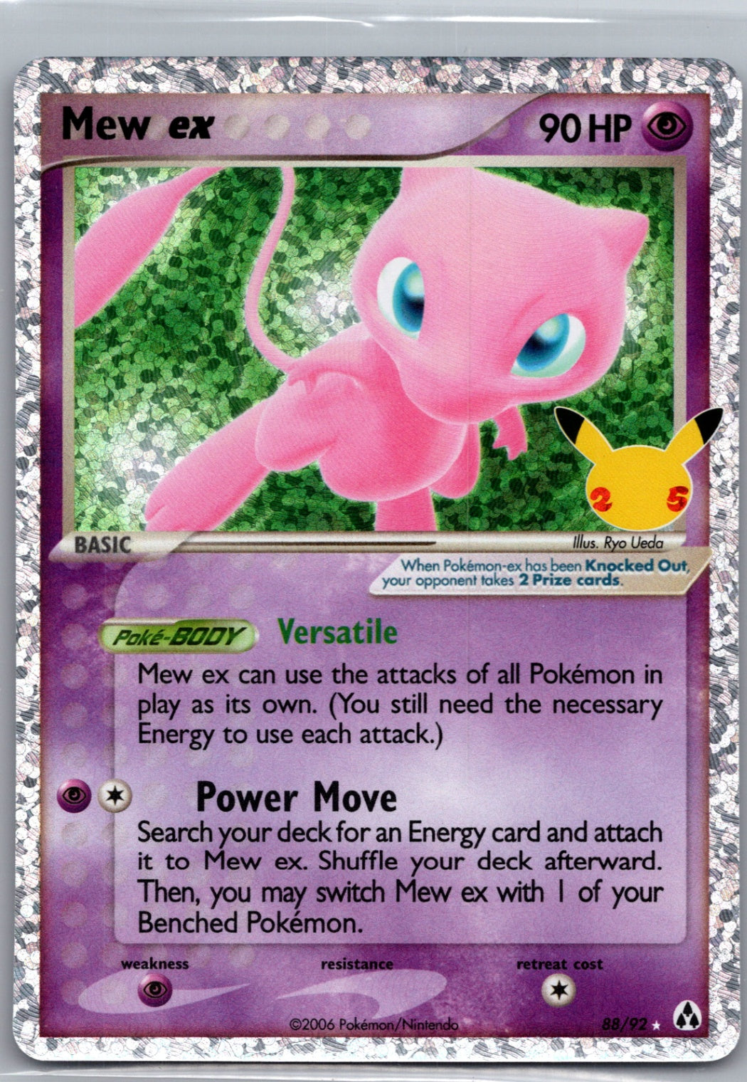 2021 Celebrations: Classic Collection 88/92 Mew ex Classic Collection D274