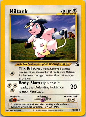 2000 Neo Genesis 041/111 Miltank Uncommon M337