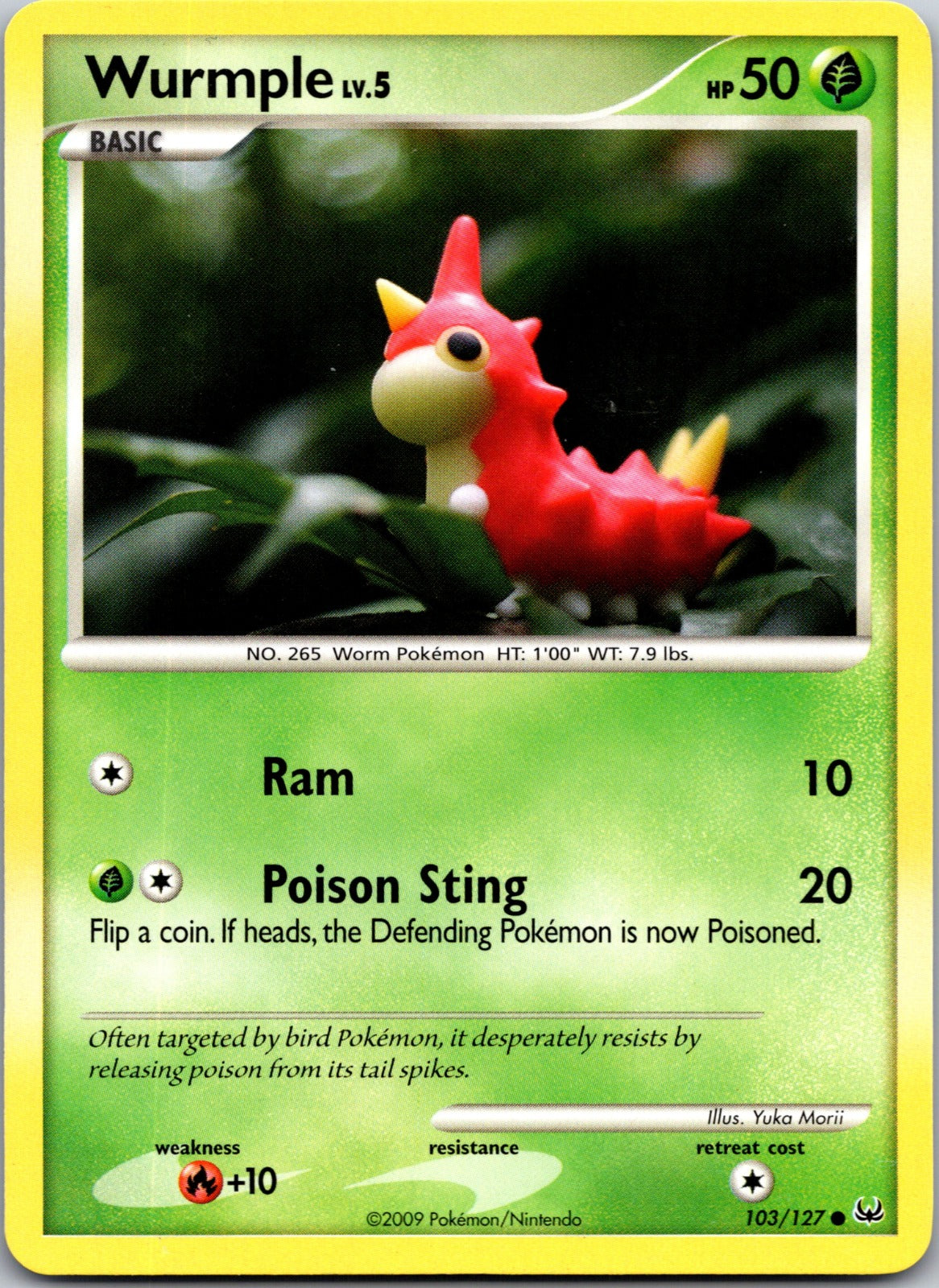 2009 Platinum 103/127 Wurmple LP