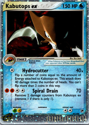 2003 Kabutops ex Sandstorm 97/100 LP