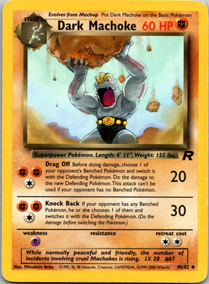 2000 Team Rocket 40/82 Dark Machoke Uncommon M288