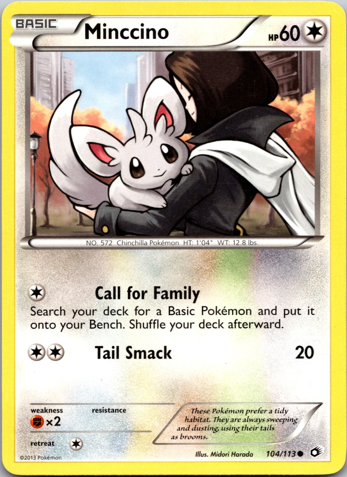 2013 Legendary Treasures 104/113 Minccino LP F187