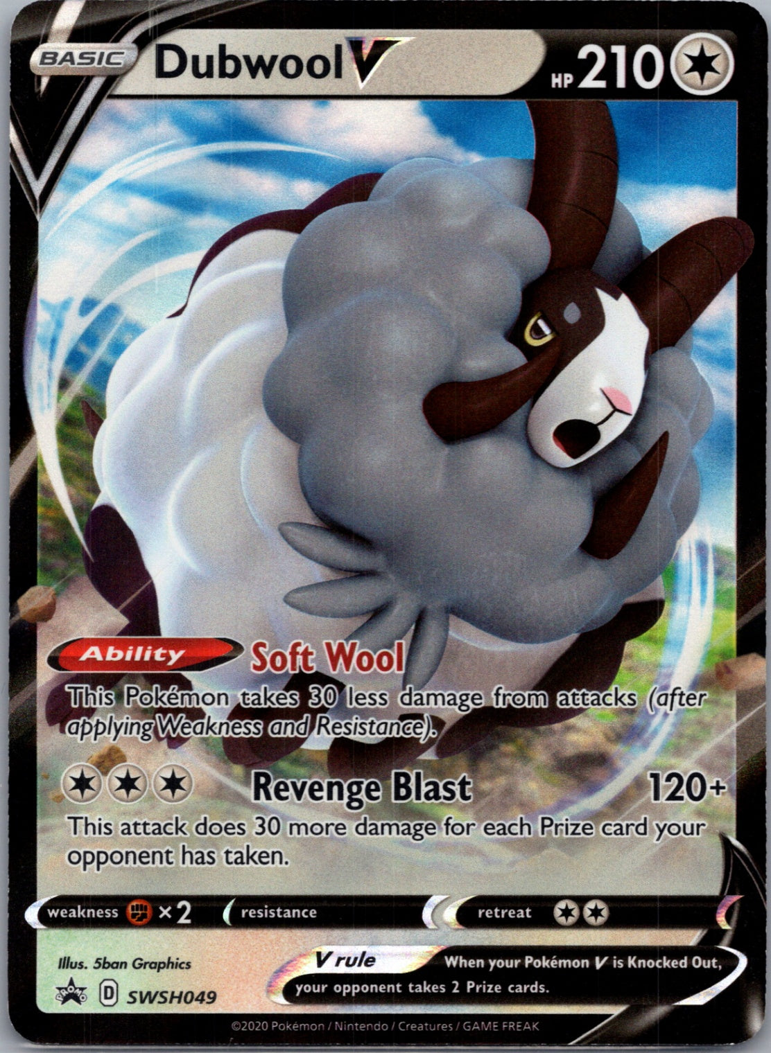 2020 SWSH Promo SWSH049 Dubwool V D173