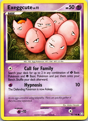 2008 Legends Awakened 93/146 Exeggcute LP