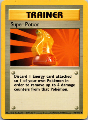 1999 Base Set 090/102 Super Potion Uncommon C328