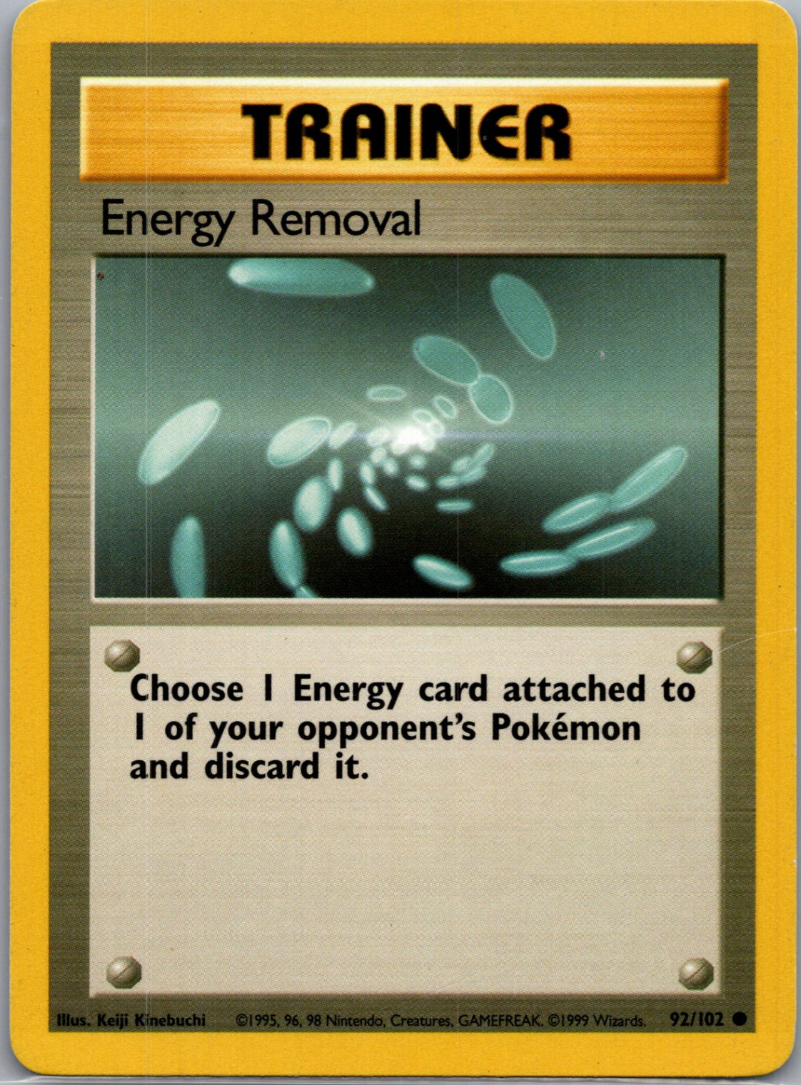 1999 Base Set #092/102 Energy Removal Common C24